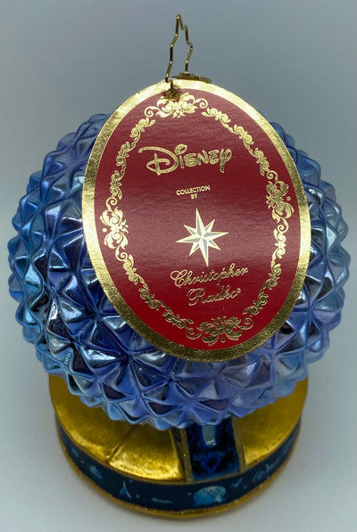 Disney 50th Anniversary Epcot Spaceship Earth Christopher Radko Ornament New