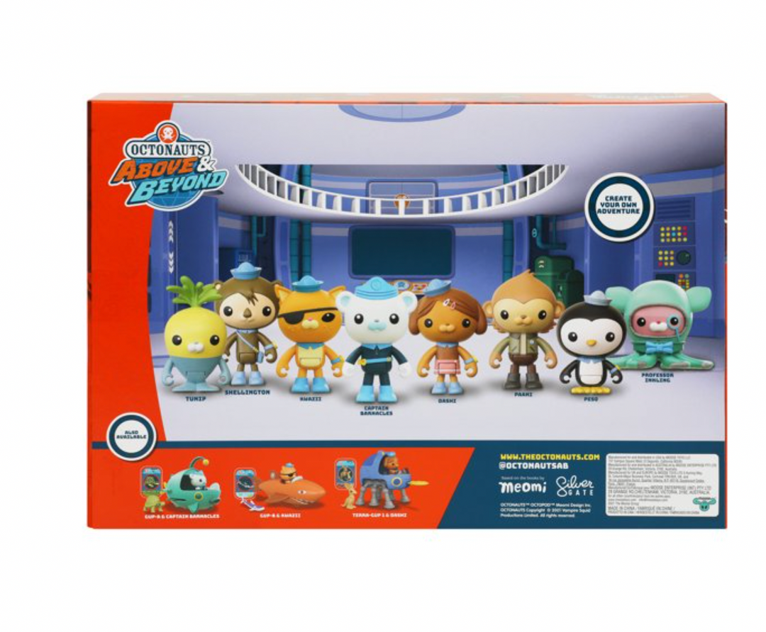 Octonauts Above & Beyond The Whole Octo Crew Figure Gift Set New