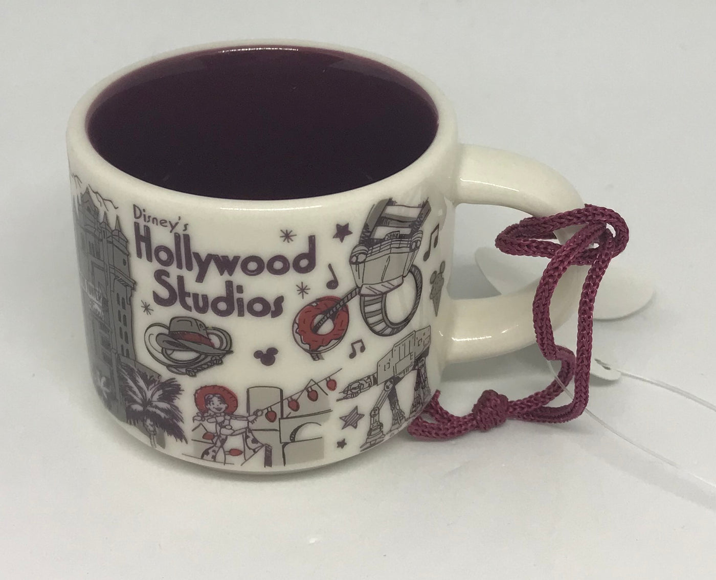 Disney Parks Starbucks Been There Hollywood Studios Coffee Mug Ornament New