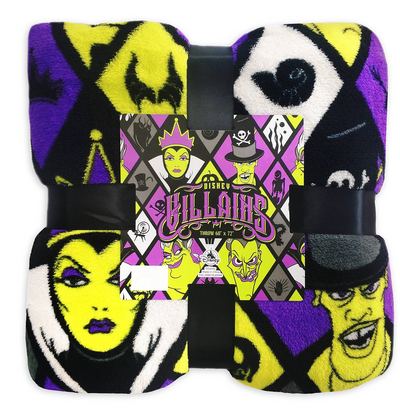 Disney Parks Villains Fleece Throw Blanket New with Tag