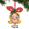 Dr. Seuss Grinch Cindy Lou-Who Felt Christmas Ornament New with Tags