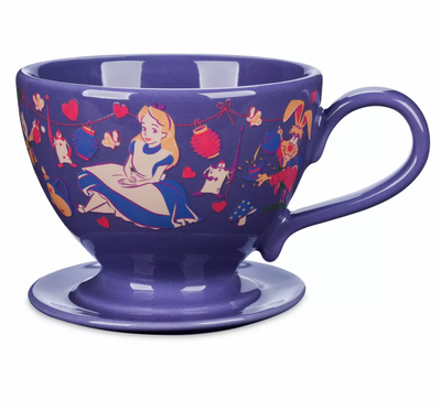 Disney Alice in Wonderland Cheshire Cat Color Changing Teacup Mug New