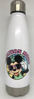 Disney Parks Mickey Mouse Vacation Mode Metal Water Bottle New