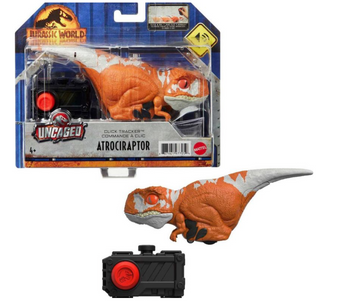 Jurassic World Dominion Uncaged Click Tracker Atrociraptor DinoToy New With Box
