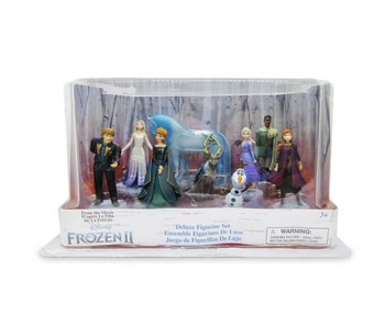 Disney Frozen 2 Elsa Anna Mattias Deluxe Figure Play Set Toy Cake Topper New Box