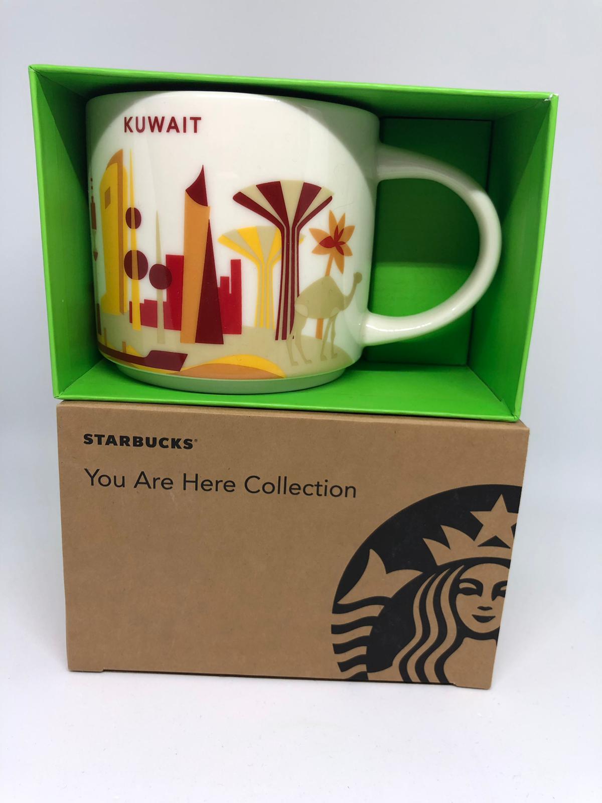 Starbucks You Are Here Collection Kuwait Ceramic Coffee Mug New with Box