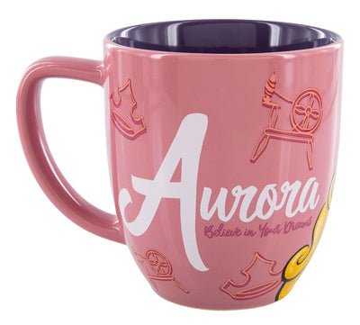 Disney Parks Princess Aurora Portrait Believe in Your Dream Coffee Mug New