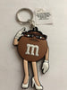 M&M's World Brown Character PVC Keychain New with Tag