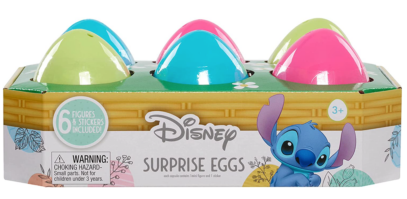 Disney Stitch Surprise Eggs Easter Basket New Sealed