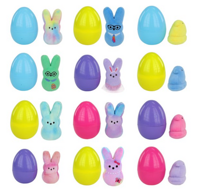 Peeps Surprise Egg Stuffed Plush Toy Set of 3 PEEPS(R) EGG Easter New With Tag