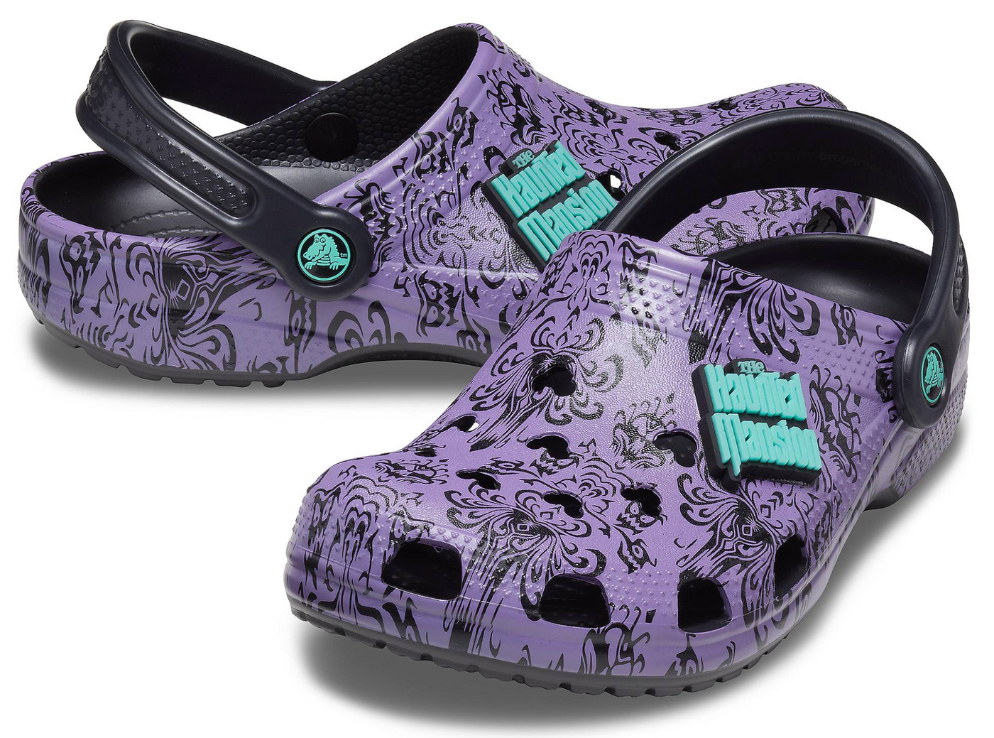Disney The Haunted Mansion Wallpaper Clogs for Adults by Crocs M4/W6 New