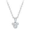 Disney Parks Mickey Swarovski Crystal Necklace New with Box