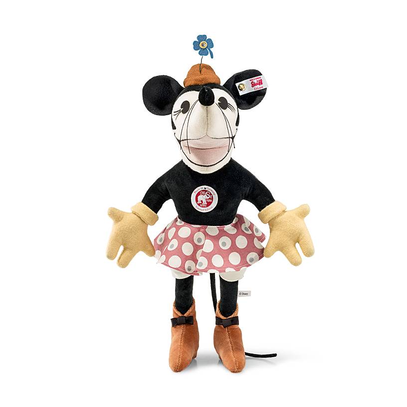Disney Parks Minnie Mouse 1932 Limited Collectors Plush by Steiff New with Box