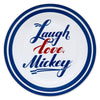 Disney Parks Laugh Love Mickey Americana Dessert Plate New