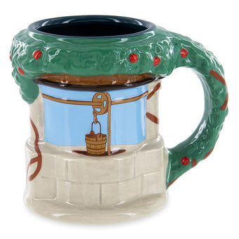 Disney Parks Snow White Wishing Well Sculpted Leafy Handle Ceramic Mug
