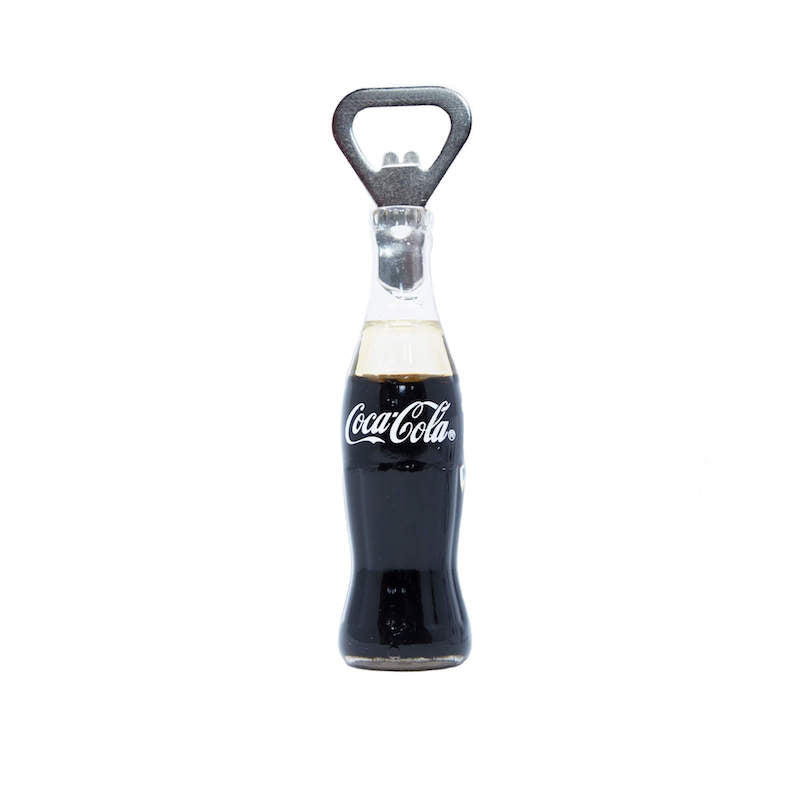 Authentic Coca Cola Coke Bottle Mini Filled Opener New