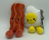 Hallmark Valentine Better Together Bacon and Eggs Magnetic Plush New with Tag