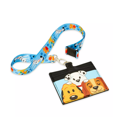 Disney Parks Dogs Lanyard and Card Holder New with Tag