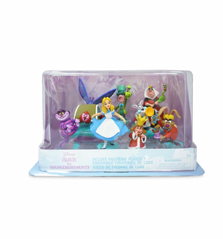 Disney 70th Alice in Wonderland Deluxe Figurine Play Set New with Box