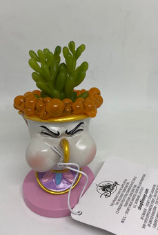 Disney Parks Beauty and the Beast Chip Faux Succulent New with Tag