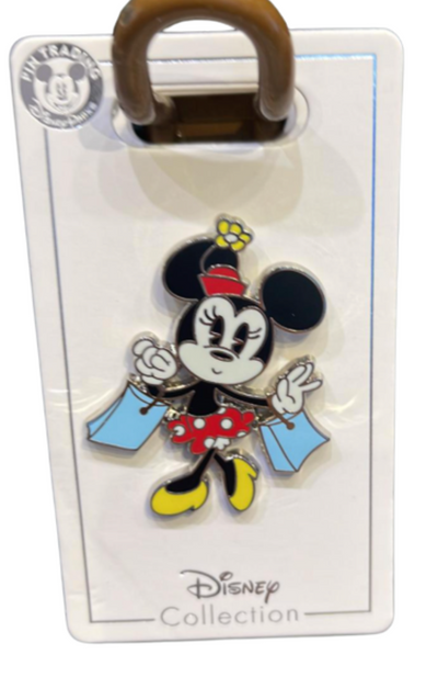 Disney Parks Minnie Mouse Shopping Vintage Pin New with Card