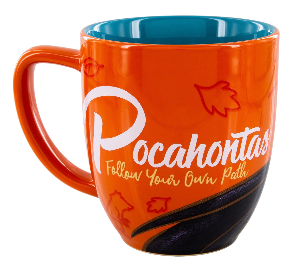 Disney Parks Princess Pocahontas Portrait Follow Your Own Path Coffee Mug New
