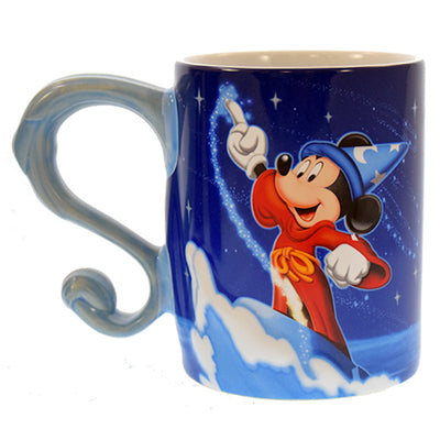 Disney Parks Mickey Mouse Sorcerer Ceramic Coffee Mug New
