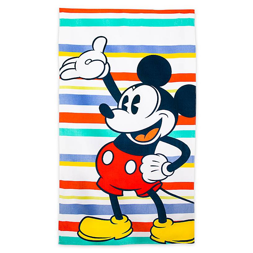 Disney Mickey Mouse Summer Fun Beach Towel Family Size New with Tags