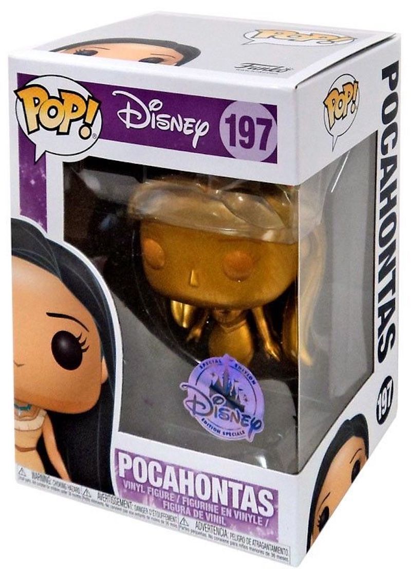 Disney Special Edition Pocahontas Gold Pop Funko Vinyl Figure New with Box