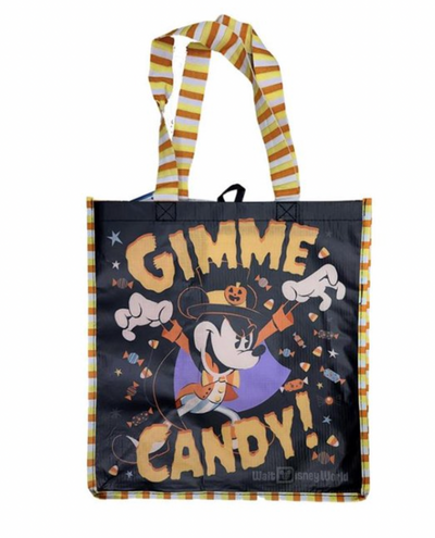 Disney Mickey Halloween Gimme Candy Sugar Rush Reusable Tote New