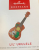 Hallmark 2022 Mini Lil' Ukulele Musical Christmas Ornament New With Box