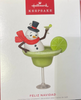 Hallmark 2022 Feliz Navidad Snowman Margarita Glass Christmas Ornament New W Box