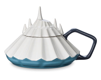 Disney Parks Space Mountain Sculpted Ceramic Coffee Mug with Lid New