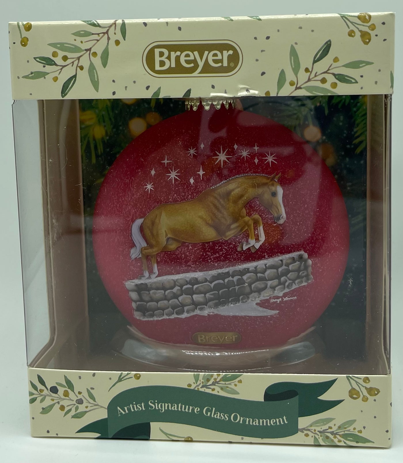 Breyer Horses 2021 Holiday Thoroughbred and Warmblood Christmas Ornament New