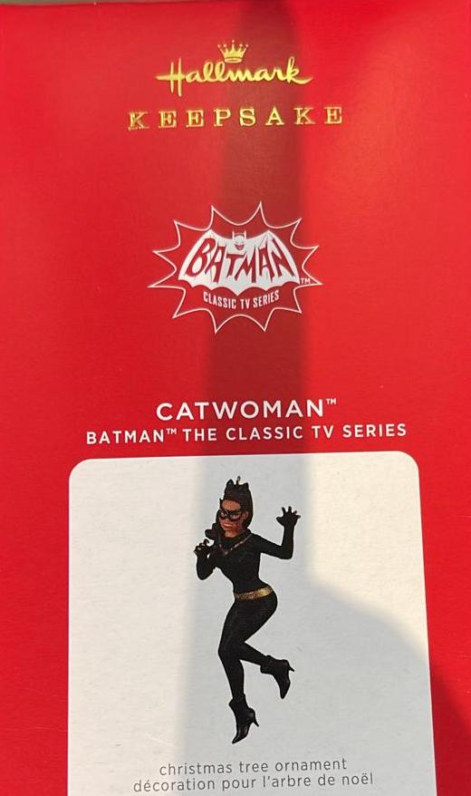 Hallmark 2021 DC Comics Batman Catwoman Christmas Ornament New With Box