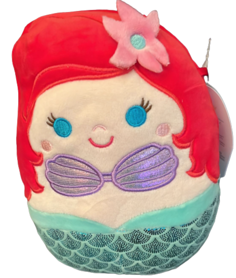 Squishmallow Original Disney Ariel Mermaid 8" Plush Toy New With Tag