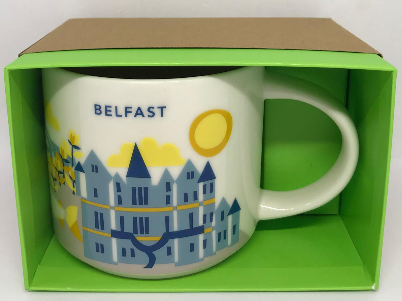 Starbucks You Are Here Belfast Northern Ireland Ceramic Coffee Mug New with Box