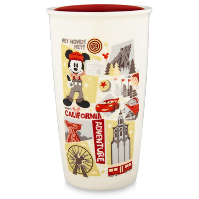 Disney Starbucks California Adventure Coffee Tumbler Travel Mug New