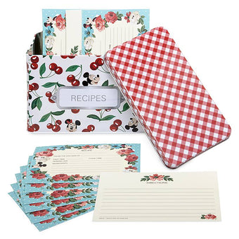 Disney Parks Back in the Day Mickey and Minnie Retro Recipe Cards Box Set New