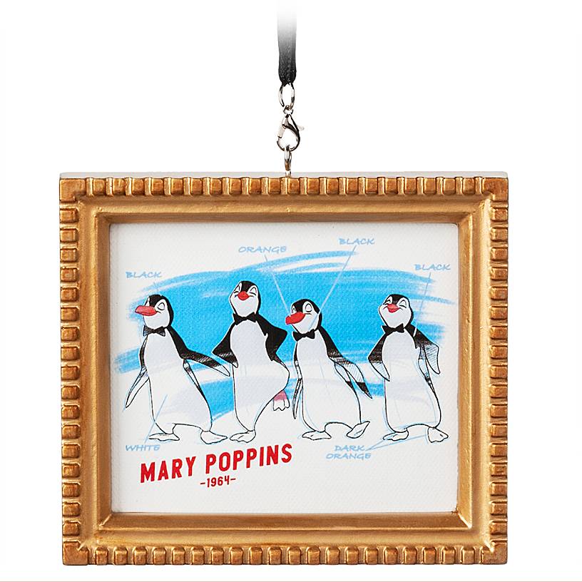 Disney Parks 2020 Ink & Paint Mary Poppins 1964 Canvass Framed Ornament New