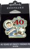 Hallmark Keepsake 40 Years Of Frosty Friends Metal Pins -2019 New with Card