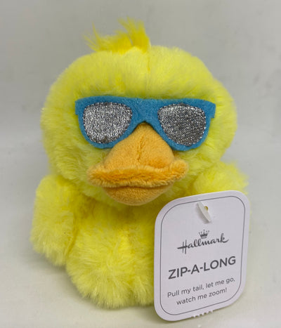 Hallmark Easter Chick with Sunglasses Zip A Long Plush New with Tag