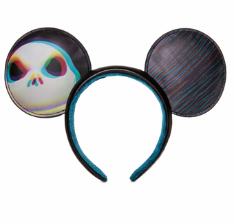 Disney Halloween Jack Faux Leather Ear Headband for Adults New with Tag