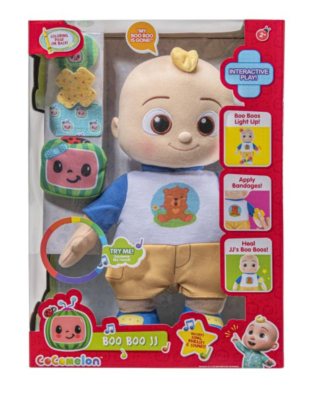 CoComelon Official Boo Boo JJ Plush Doll Toy New With Box