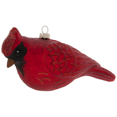 Robert Stanley Red Cardinal Glass Christmas Ornament New with Tag