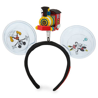 Disney Parks Mickey and Minnie Runaway Railway Headband for Adults New with Tag