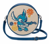 Disney Parks Stitch With guitar And Tropical Florals Crossbody Bag New with Tag