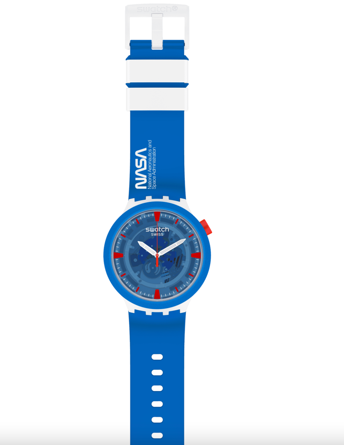 Swatch Space Collection Nasa Jumpsuit Bioceramic Watch New with Box