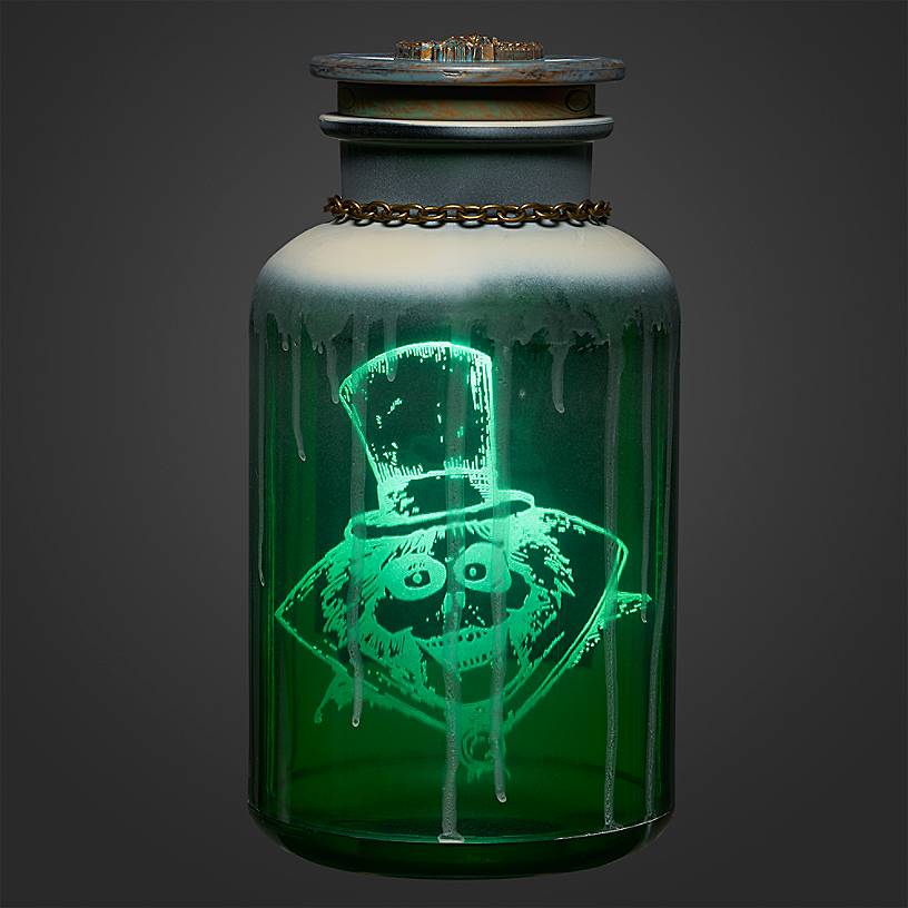 Disney 50th Haunted Mansion Host A Ghost Bottle Hatbox Ghost New With Box