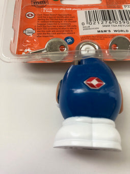 M&M's World Character Blue Luggage Lock TSA Accepted New Sealed